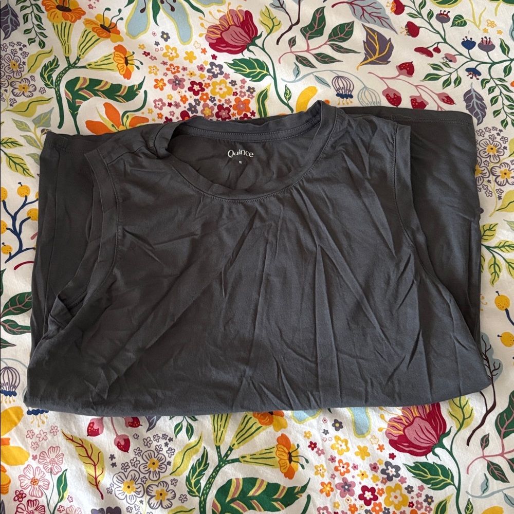 Quince Charcoal Muscle Tee